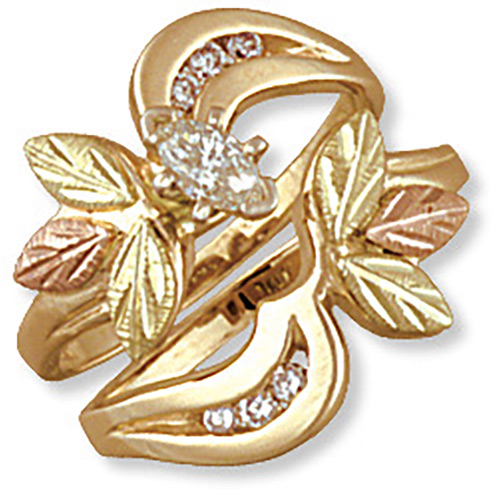 Landstroms 14K Gold Diamond Bridal Set .37 tw