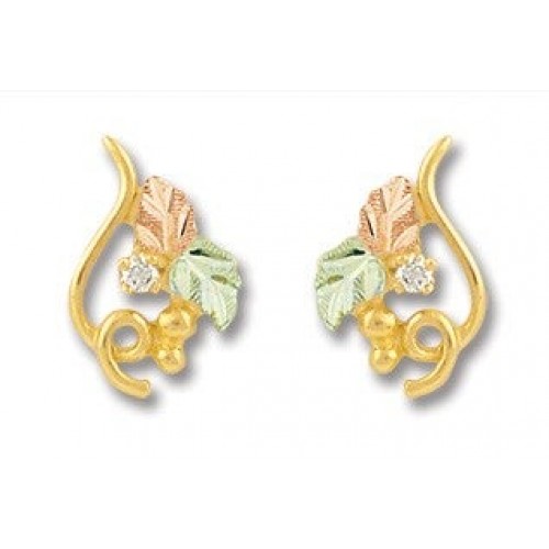 10k Gold Diamond Stud Earrings from Landstroms