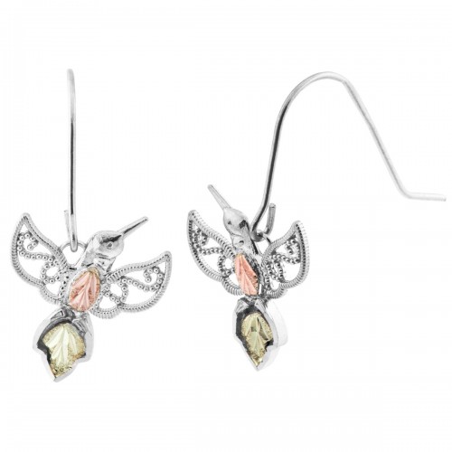 10k Hummingbird Black Hills Gold Earrings 