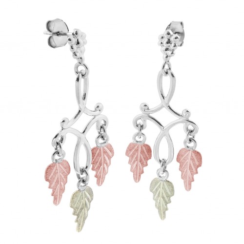 Sterling Silver Chandelier Earrings 
