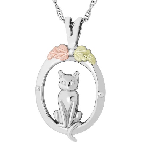 Black Hills Silver Cat Pendant
