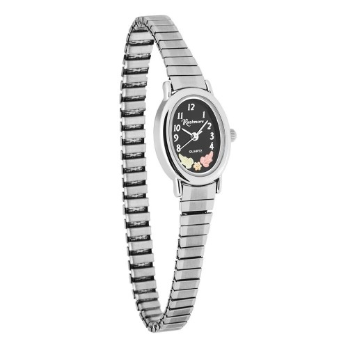 Black Hills Silver Oval Face Womens Watch