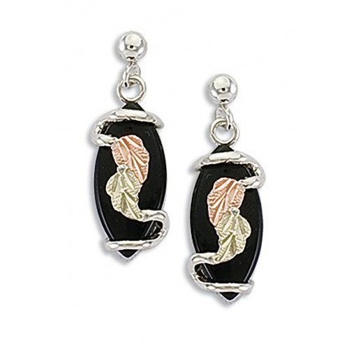 Black Hills Silver Onyx Earrings
