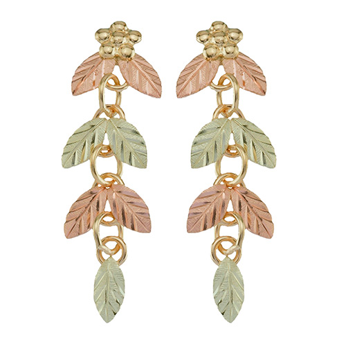 Black Hills Gold Dangle Earrings