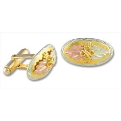 10K Black Hills Gold Cuff Links