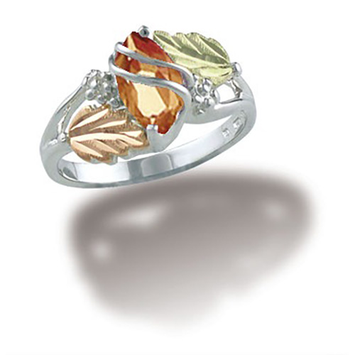 November Birthstone Ring in Sterling Silver