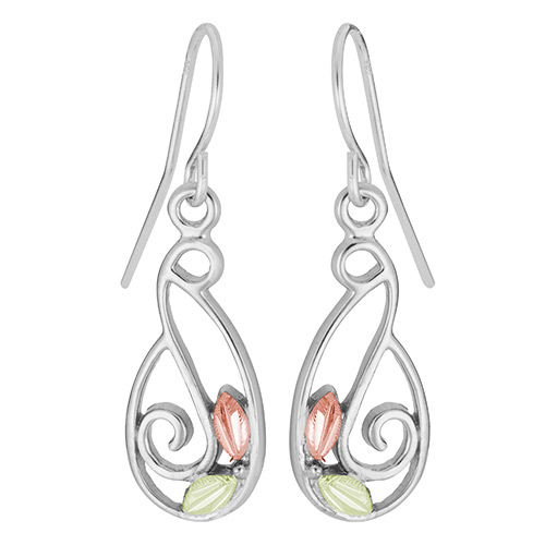 Black Hills Silver Swirl earrings