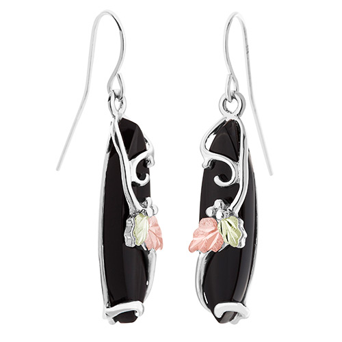 Black Hills Silver Onyx Earrings