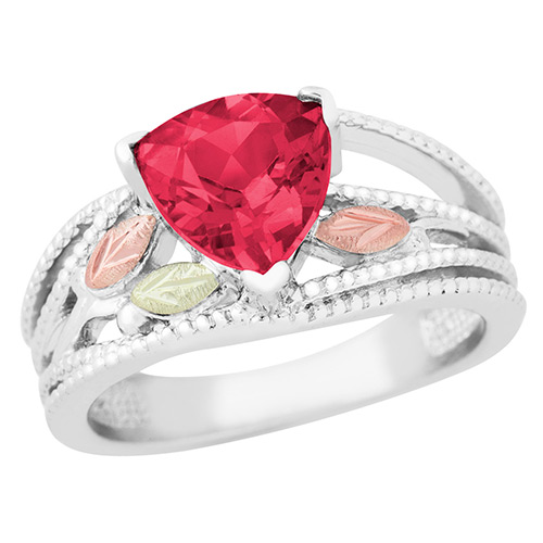 black hills gold ruby ring